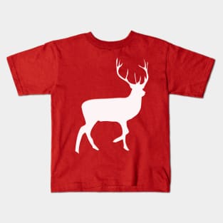 Stag male deer cool illustration Kids T-Shirt